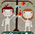 Adam & Eve, latest pattern by Barbara Ana